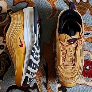 Nike Air Max 97 Gold Sneakers